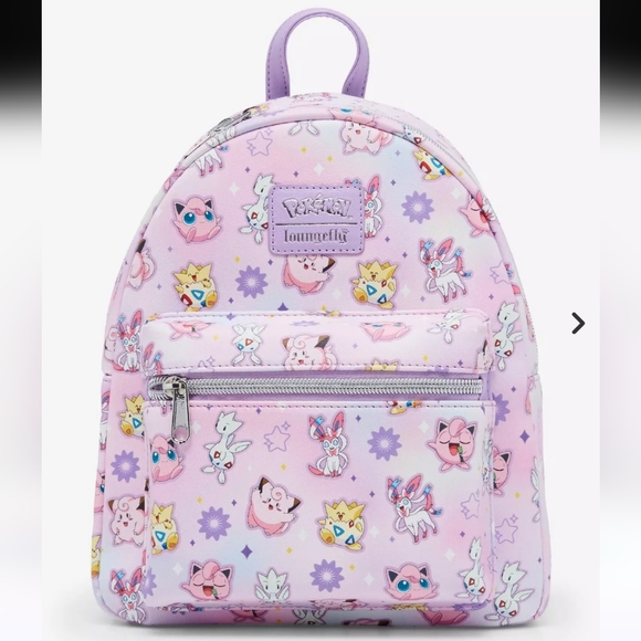 Loungefly Handbags - Loungefly Pokémon Fairy-Type Pastel Mini Backpack